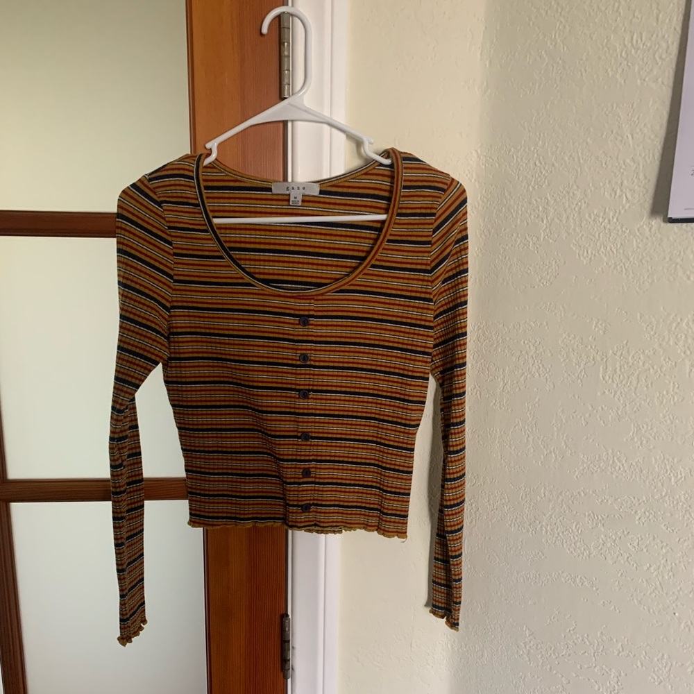 Multicolored crop top